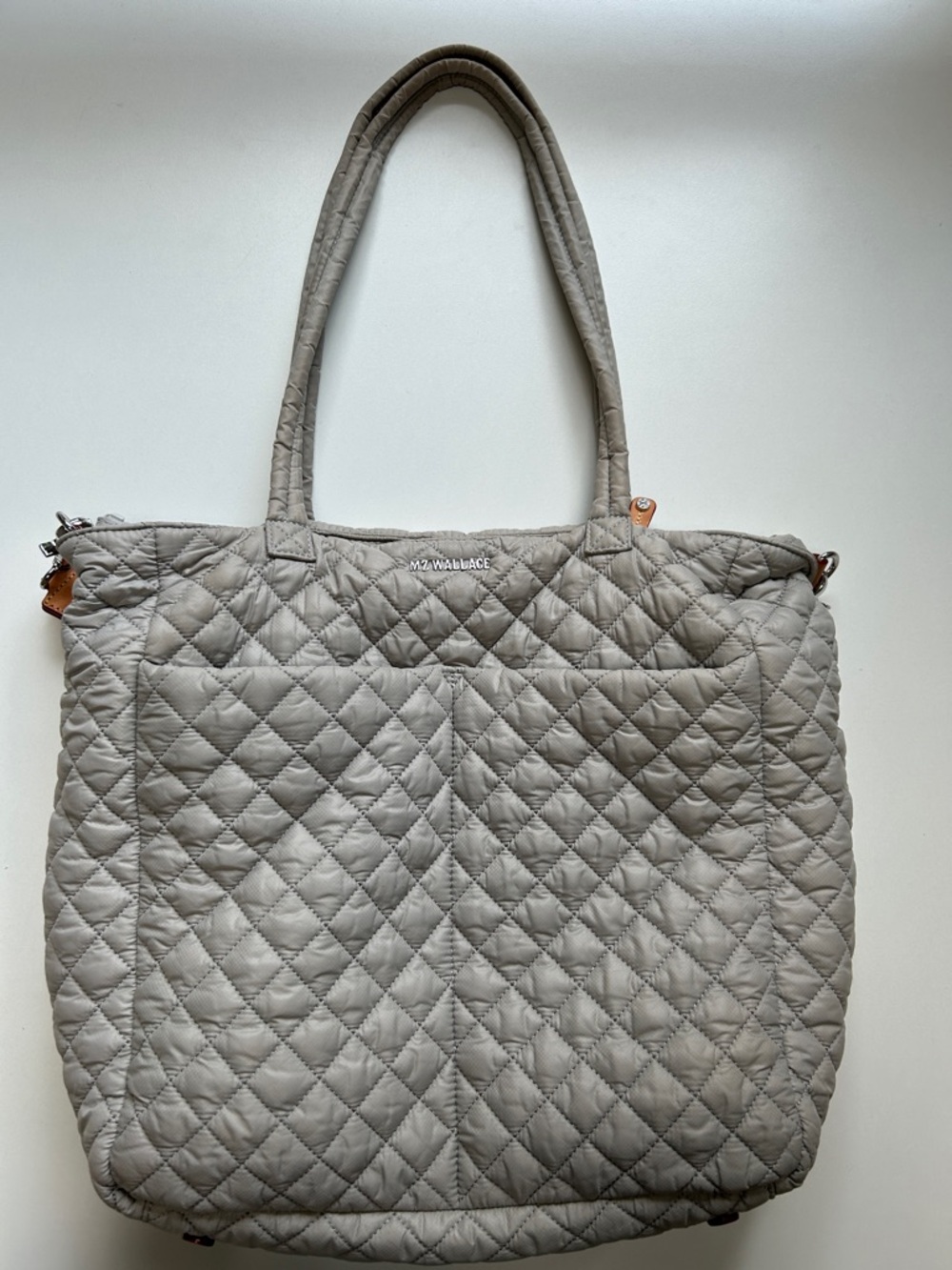 MZ Wallace Quatro Tote Pewter Gray